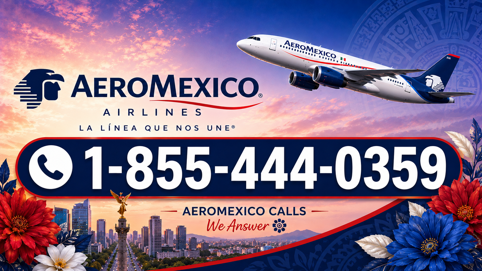 AeroMexico Airlines Flight Booking Assistance | 24/7 Travel Help +1-855-444-0359